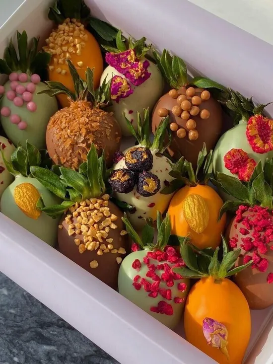 Клубника в шоколаде от семейной кондитерской Kisura | Доставка по Москве