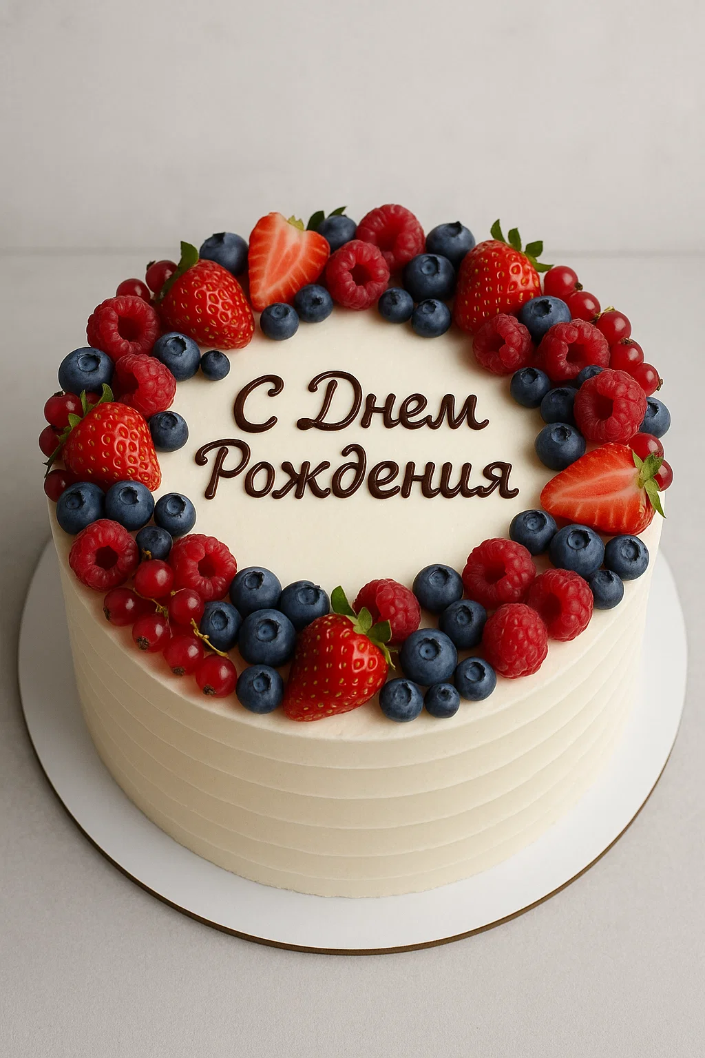 Торт на День Рождения с дизайном по заказу от семейной кондитерской Kisura | Доставка по Москве